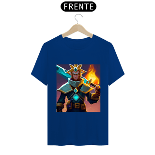 Nome do produto Camiseta Unissex Runescape Guerreiro Espada de Fogo Algodão 100