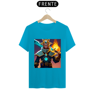 Nome do produto Camiseta Unissex Runescape Guerreiro Espada de Fogo Algodão 100