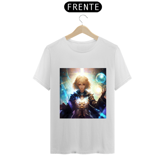 Camiseta White Mage Classe Mago Branco MMORPG RPG Fantasia 2
