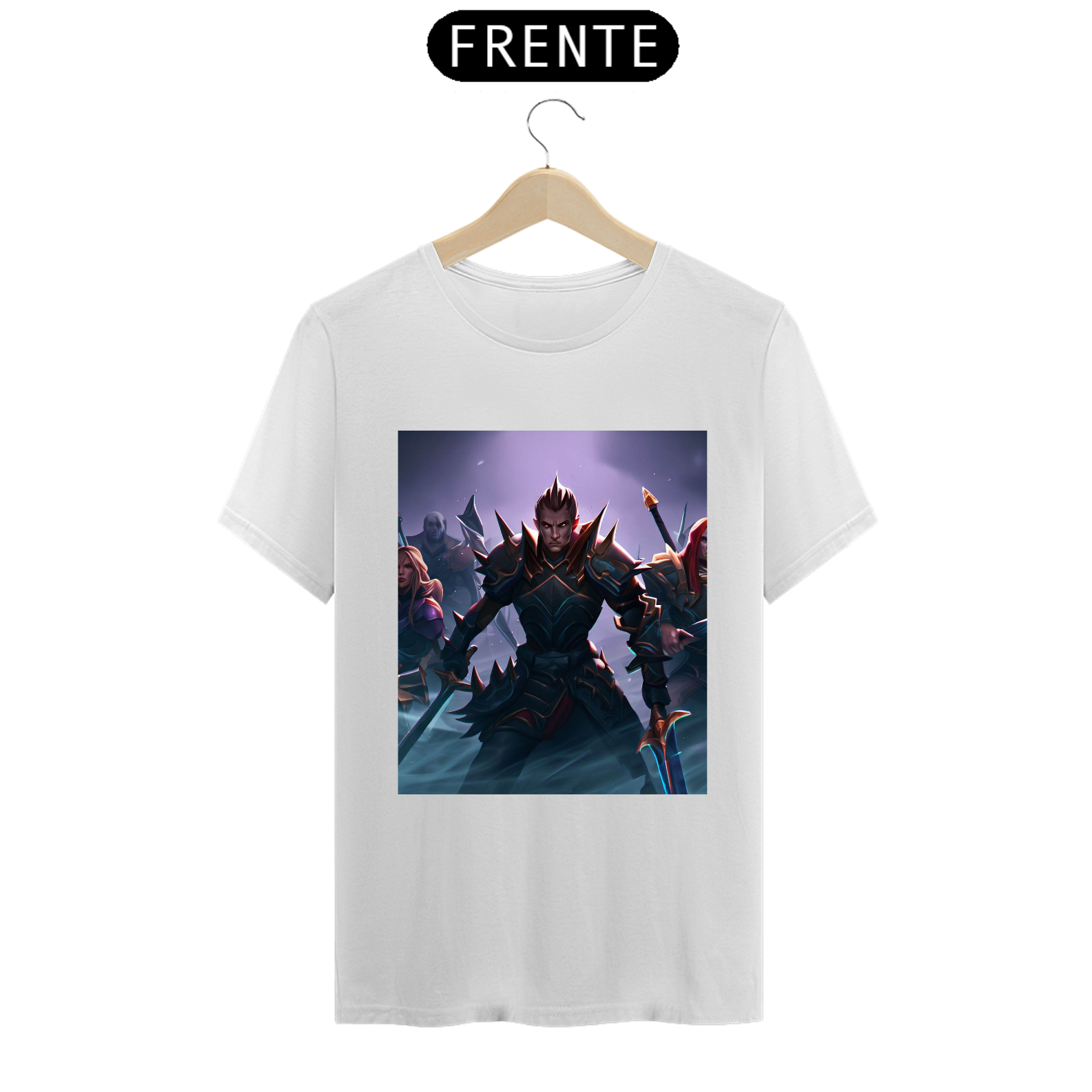 Camiseta Classe Guerreiro Warrior MMORPG RPG Fantasia Games Jogos 6