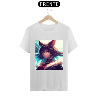 Camiseta Unissex Raça Miqo'te Final Fantasy Algodão 100