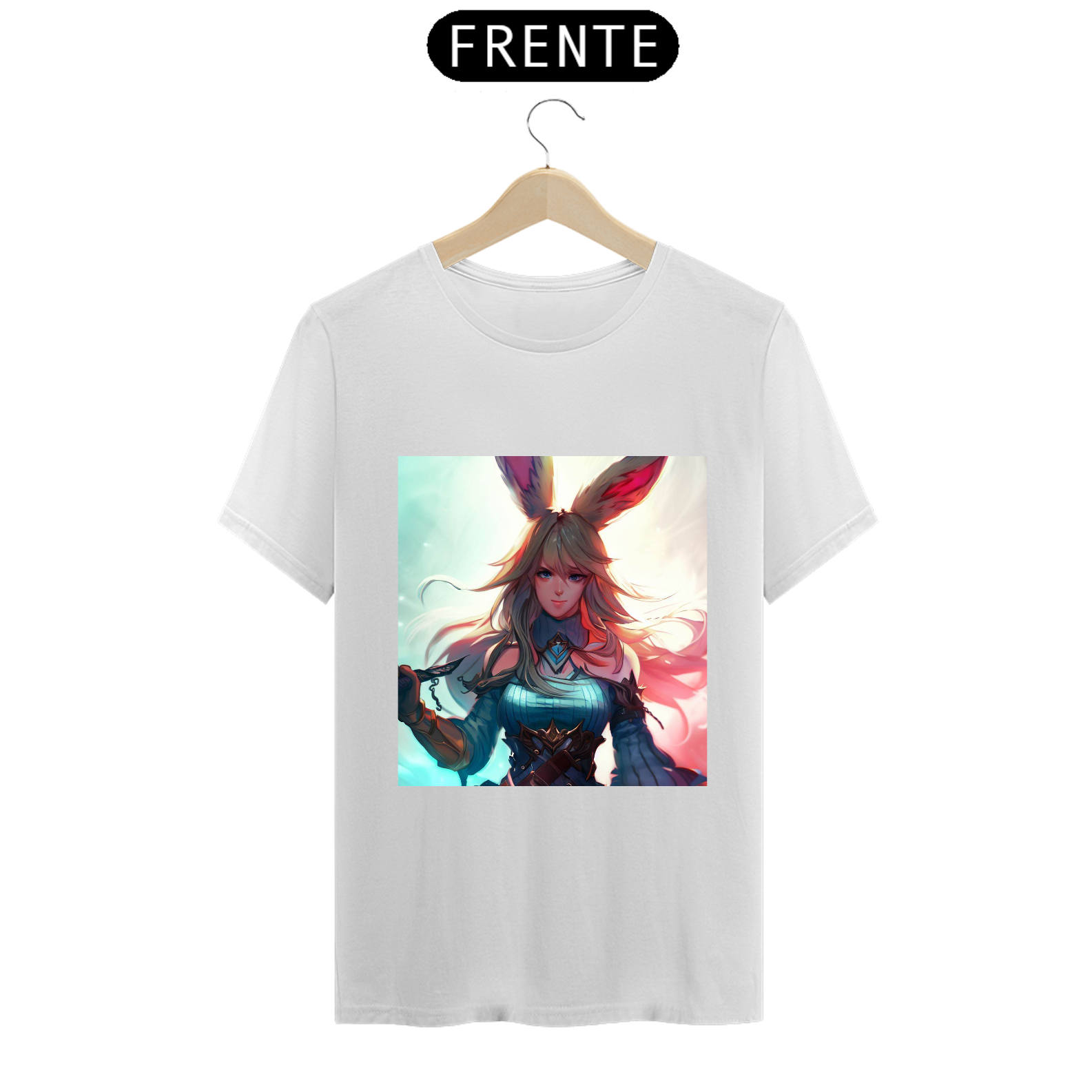 Camiseta Unissex Raça Viera Final Fantasy Algodão 100