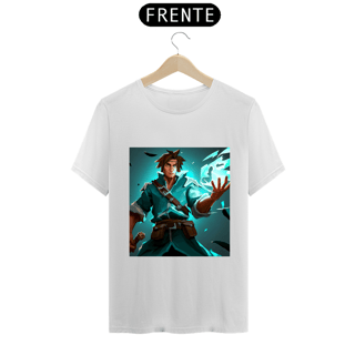 Camiseta Unissex Runescape Mago Guerreiro Algodão 100