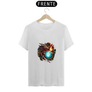 Nome do produto Camiseta Unissex Dragão Bola de Cristal Dungeons & Dragons Algodão 100