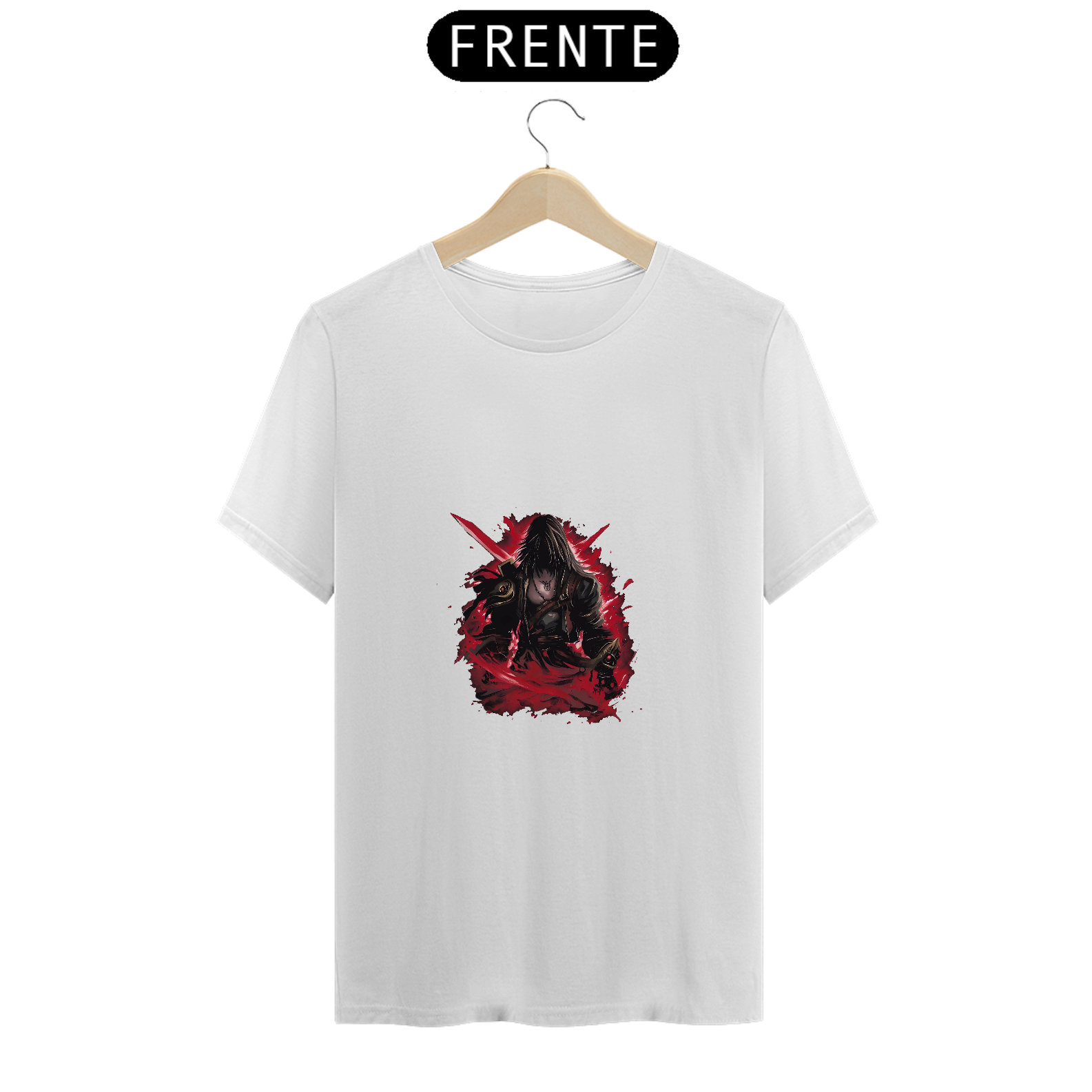 Camiseta Unissex Vincent Valentine Final Fantasy Algodão 100