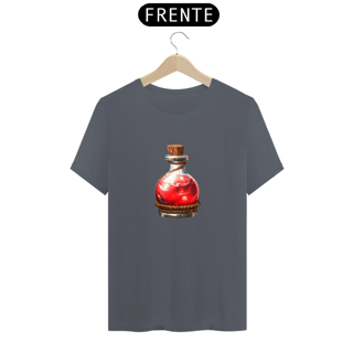 Nome do produto Camiseta Poção de Cura Vermelha HP Vida Sangue MMO RPG