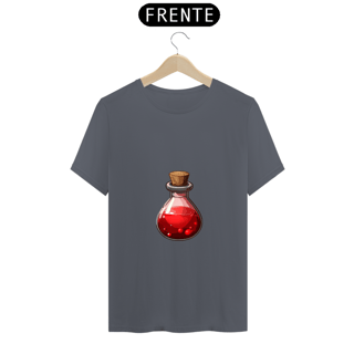 Nome do produto Camiseta Unissex Poção de Vida RPG Vermelha Algodão 100