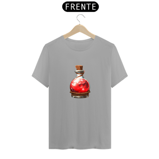 Nome do produto Camiseta Poção de Cura Vermelha HP Vida Sangue MMO RPG