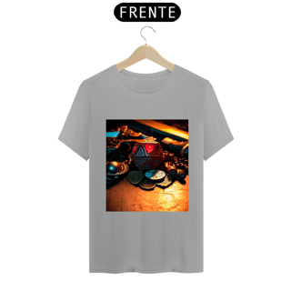 Nome do produto Camiseta Unissex Dado de RPG e Tesouros Dungeons & Dragons d&d Algodão 100