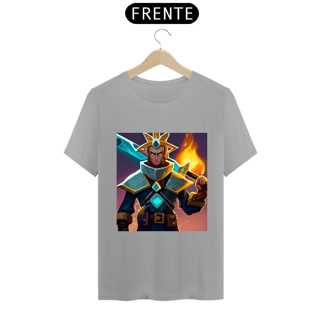 Nome do produto Camiseta Unissex Runescape Guerreiro Espada de Fogo Algodão 100