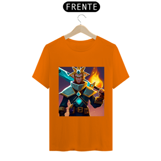 Nome do produto Camiseta Unissex Runescape Guerreiro Espada de Fogo Algodão 100