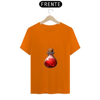 Nome do produto Camiseta Unissex Poção de Vida RPG Vermelha Algodão 100