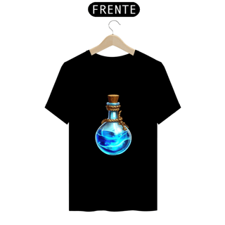Nome do produto Camiseta Poção Azul Mana MP MMO RPG Brenommorpg