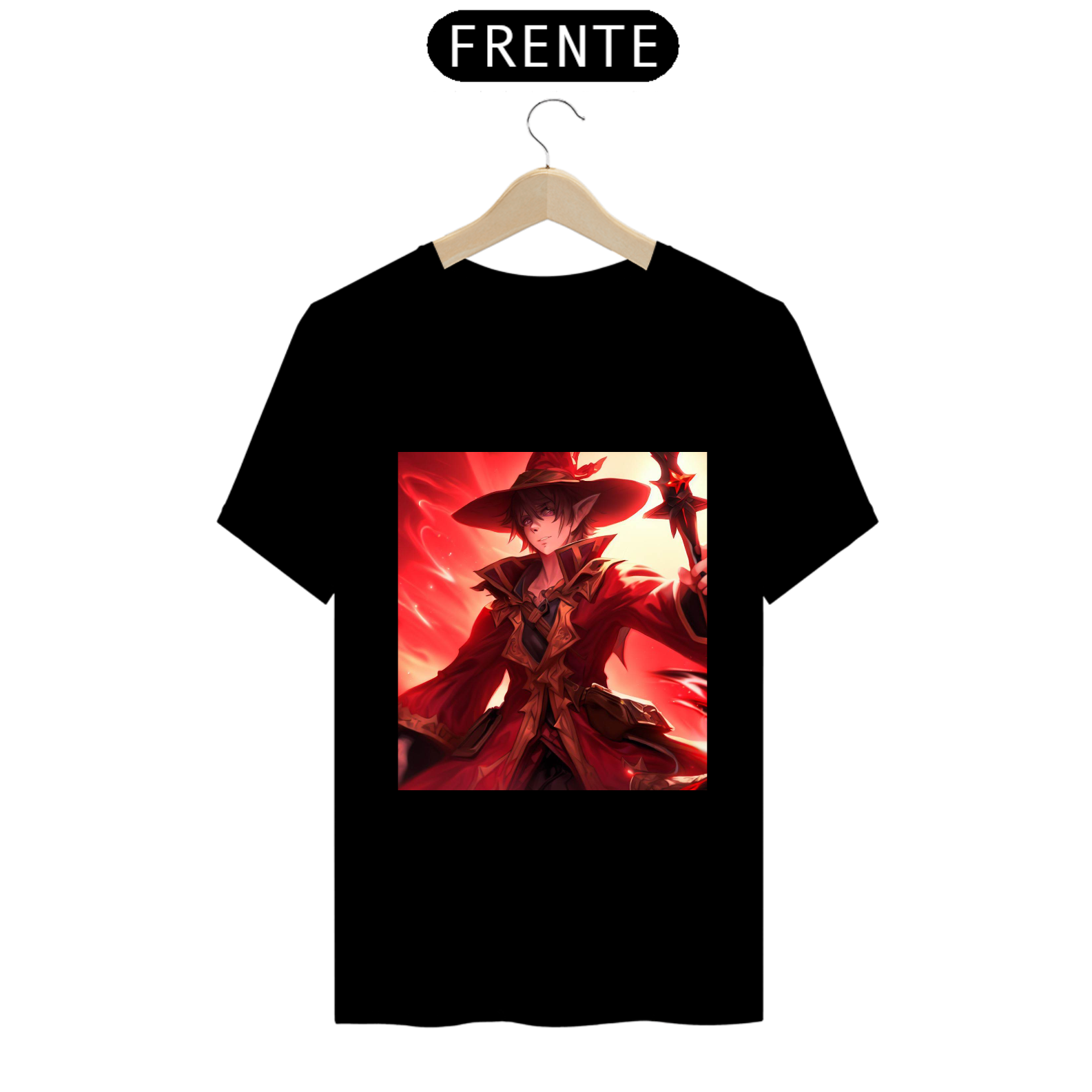 Camiseta Unissex Red Mage Mago Vermelho Job Final Fantasy Algodão 100