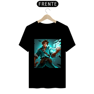 Nome do produto Camiseta Unissex Runescape Mago Guerreiro Algodão 100