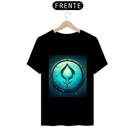 Camiseta Unissex Runescape Runa da Água Coleção Algodão 100