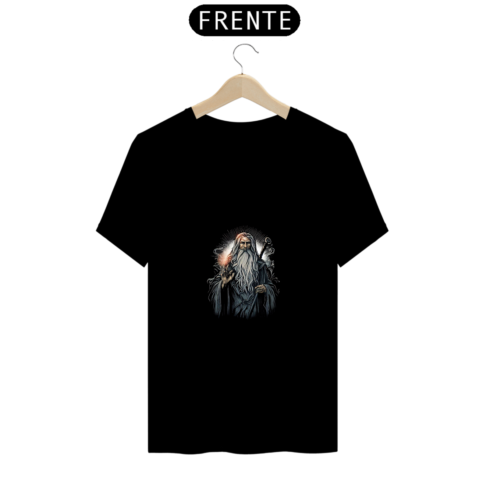 Camiseta Unissex Gandalf Senhor dos Anéis Lotr Algodão 100