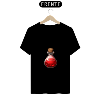 Nome do produto Camiseta Unissex Poção de Vida RPG Vermelha Algodão 100
