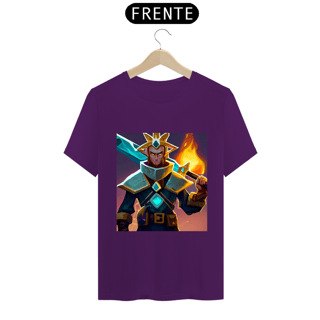 Nome do produto Camiseta Unissex Runescape Guerreiro Espada de Fogo Algodão 100