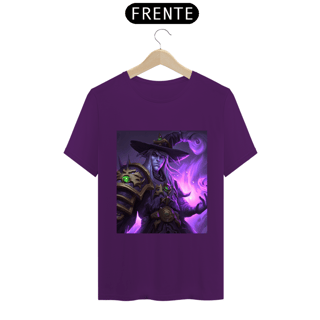 Nome do produto Camiseta Unissex Warlock Bruxo World of Warcraft Algodão 100
