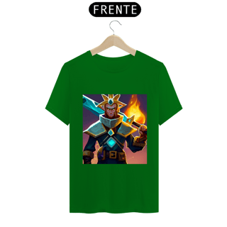 Nome do produto Camiseta Unissex Runescape Guerreiro Espada de Fogo Algodão 100