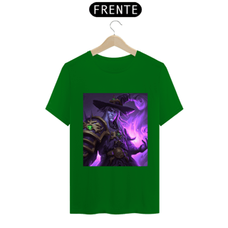 Nome do produto Camiseta Unissex Warlock Bruxo World of Warcraft Algodão 100