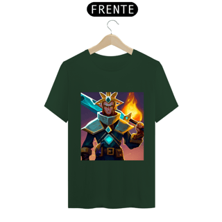 Nome do produto Camiseta Unissex Runescape Guerreiro Espada de Fogo Algodão 100