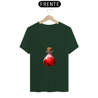 Nome do produto Camiseta Unissex Poção de Vida RPG Vermelha Algodão 100