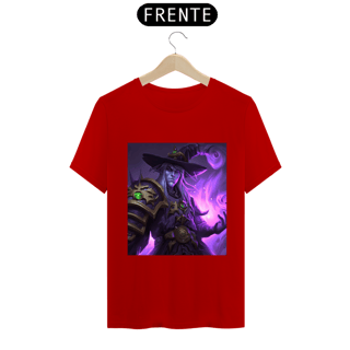Nome do produto Camiseta Unissex Warlock Bruxo World of Warcraft Algodão 100