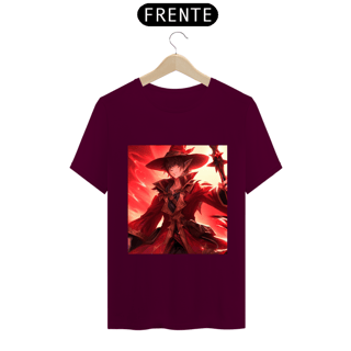 Nome do produto Camiseta Unissex Red Mage Mago Vermelho Job Final Fantasy Algodão 100