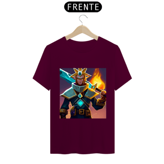Nome do produto Camiseta Unissex Runescape Guerreiro Espada de Fogo Algodão 100