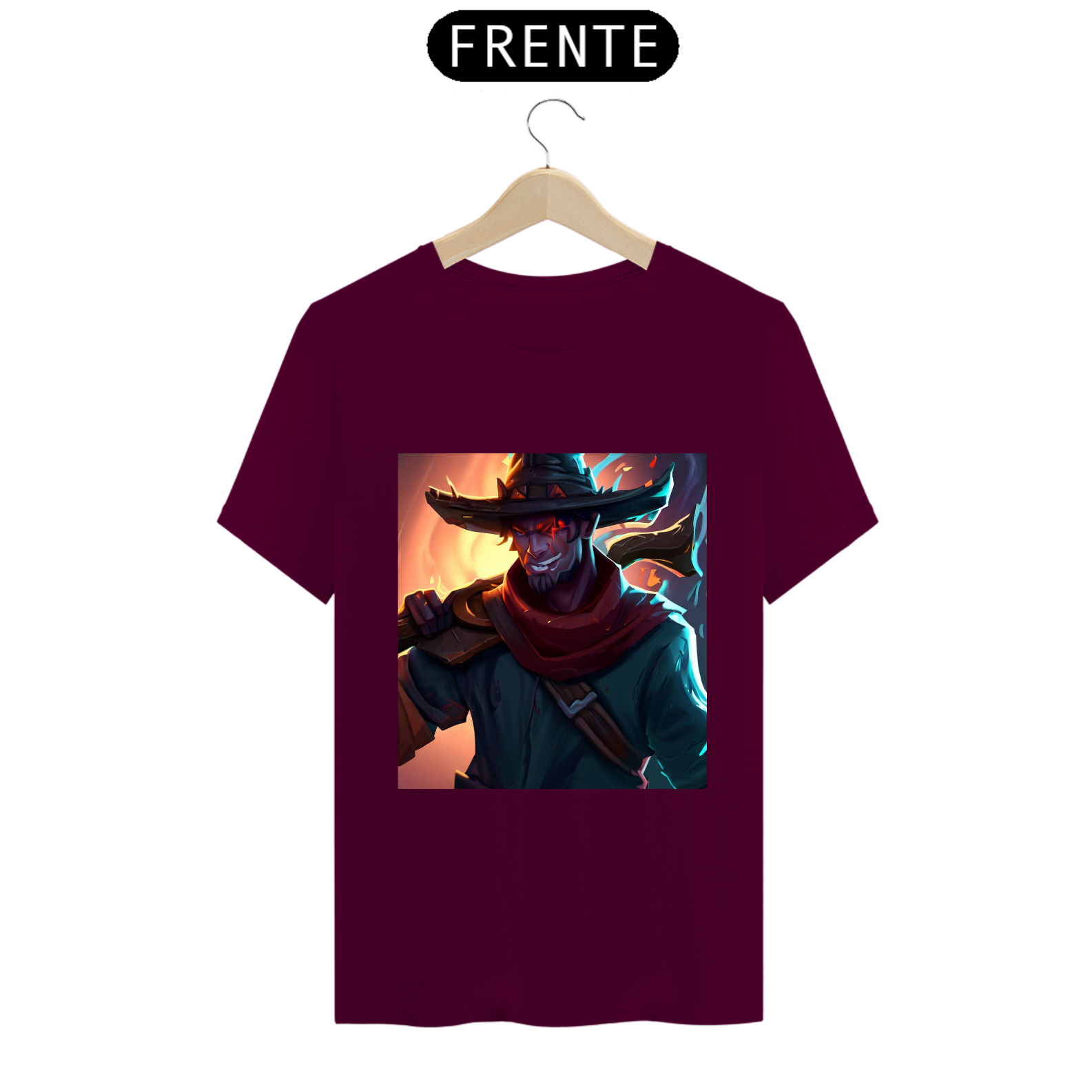 Camiseta Unissex Runescape Mago Algodão 100