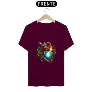 Nome do produto Camiseta Unissex Dragão Bola de Cristal Dungeons & Dragons Algodão 100