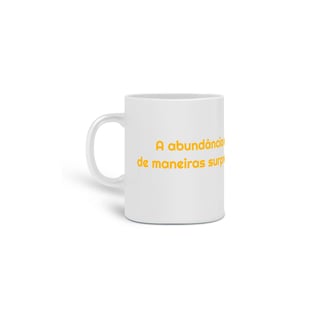 Nome do produto Caneca - Mantra da Abundância - Amarelo