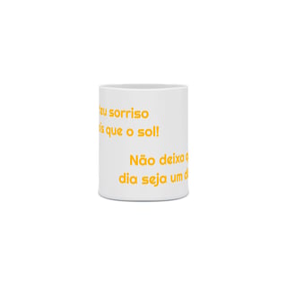 Nome do produto Caneca - Sorriso radiante.