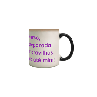 Nome do produto CANECA- Mantra Querido Universo - Violeta