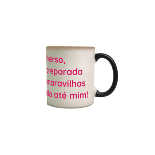 Nome do produto CANECA - Mantra Querido Universo - Rosa