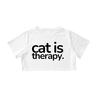 Cropped Gato - cat is therapy