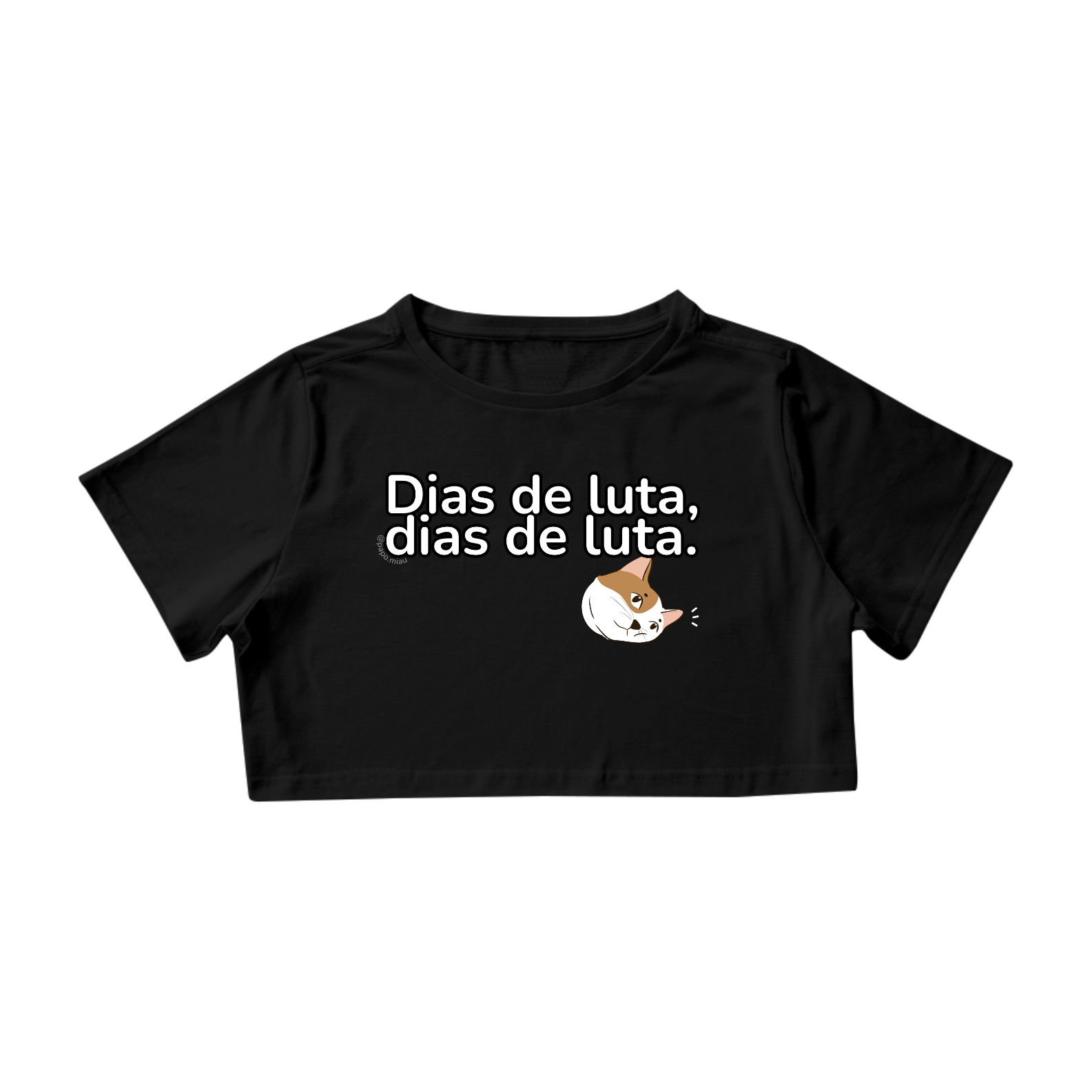 Cropped Gato - dias de luta