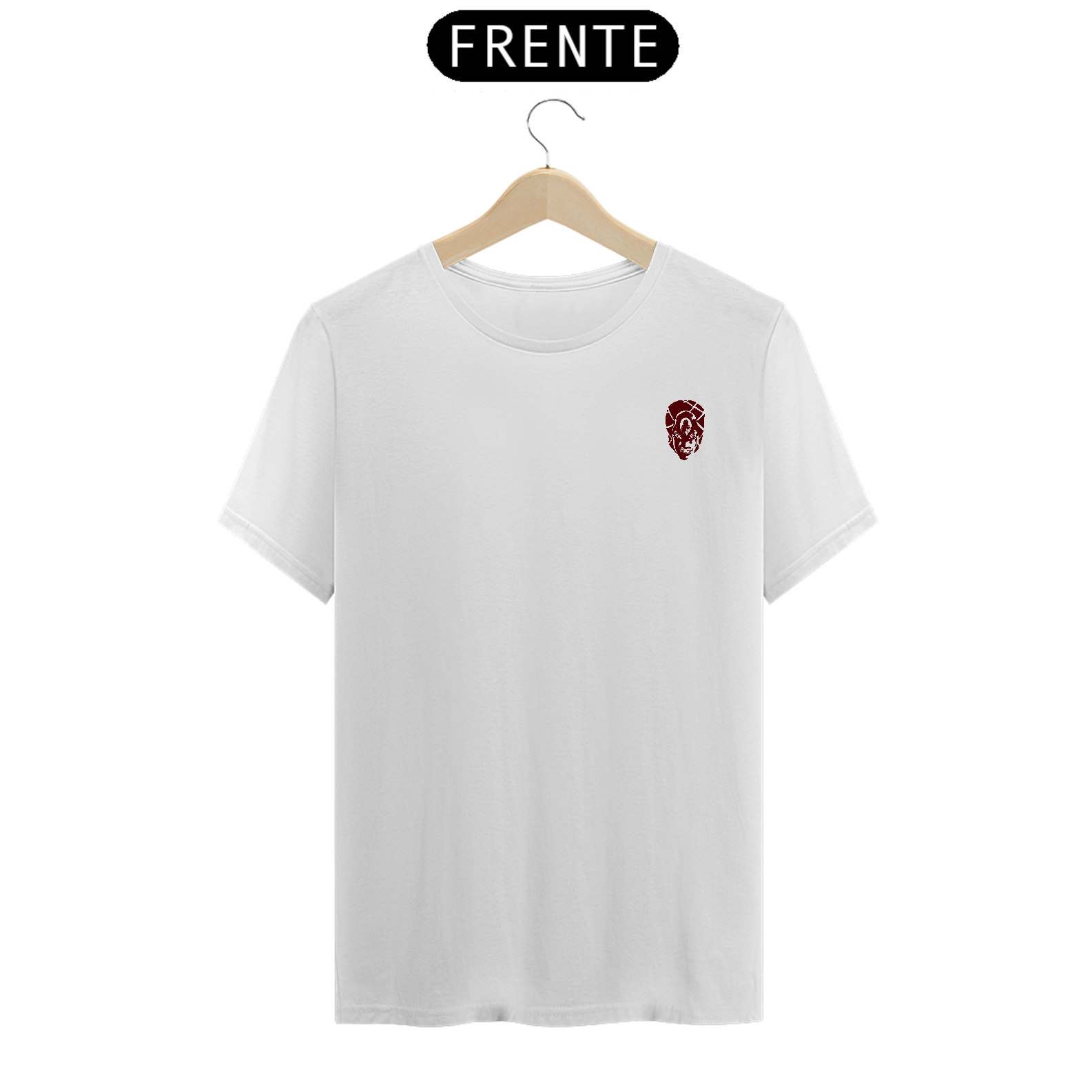 Camiseta Minimalista Crimsom Frente Costas