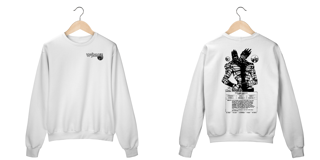 Moletom Fechado Unisex W Snake Frente Costas