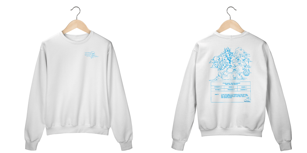 Nome do produto: Moletom Fechado Unisex Weather Frente Costas