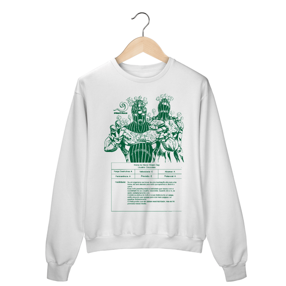 Moletom Fechado Unisex Green Days Frente 