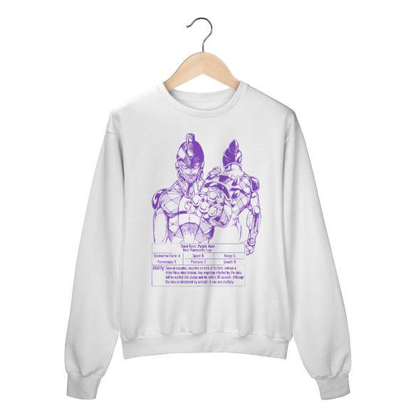 Moletom Fechado Unisex Purple Raze Frente 