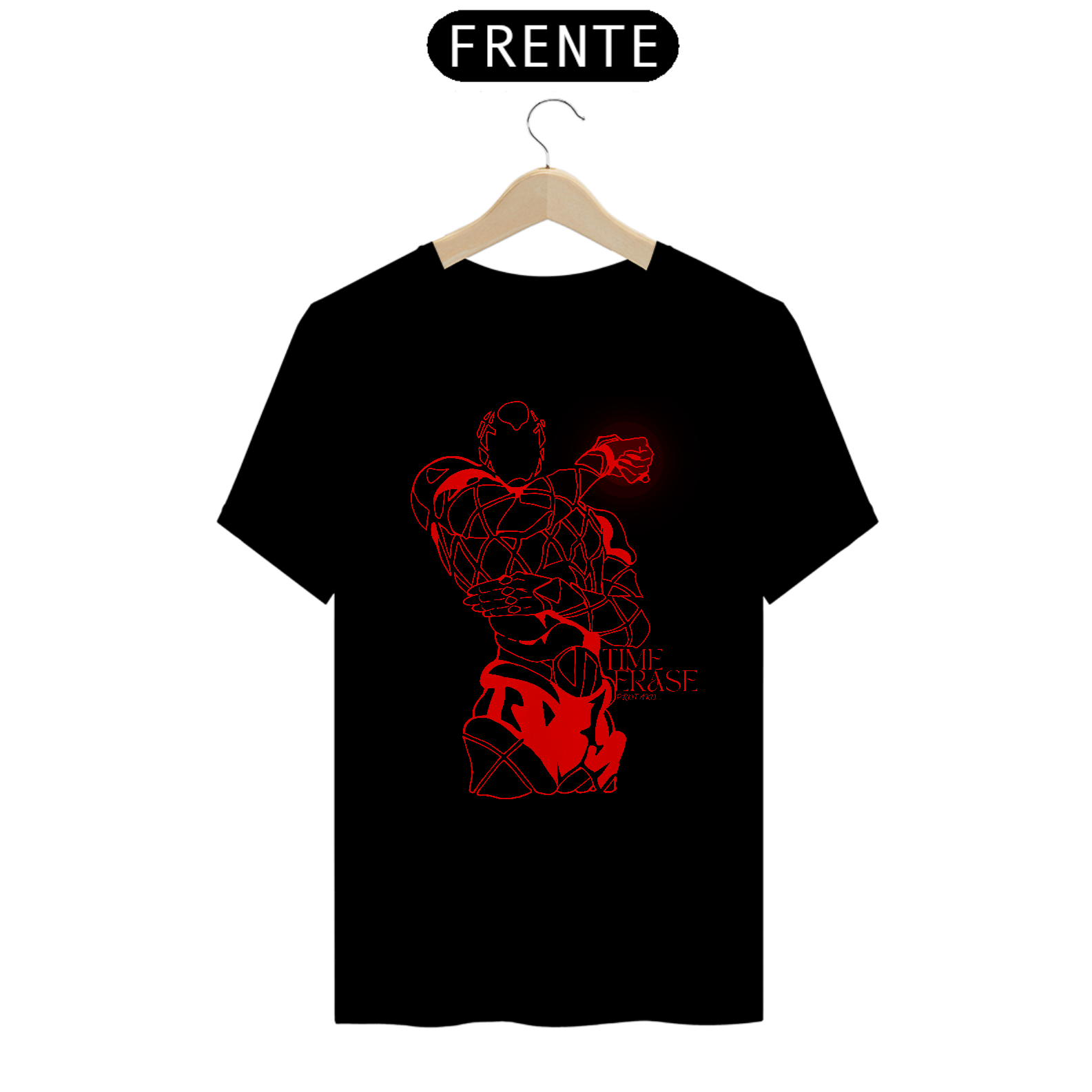 Camiseta Time Erase Vermelho Frente