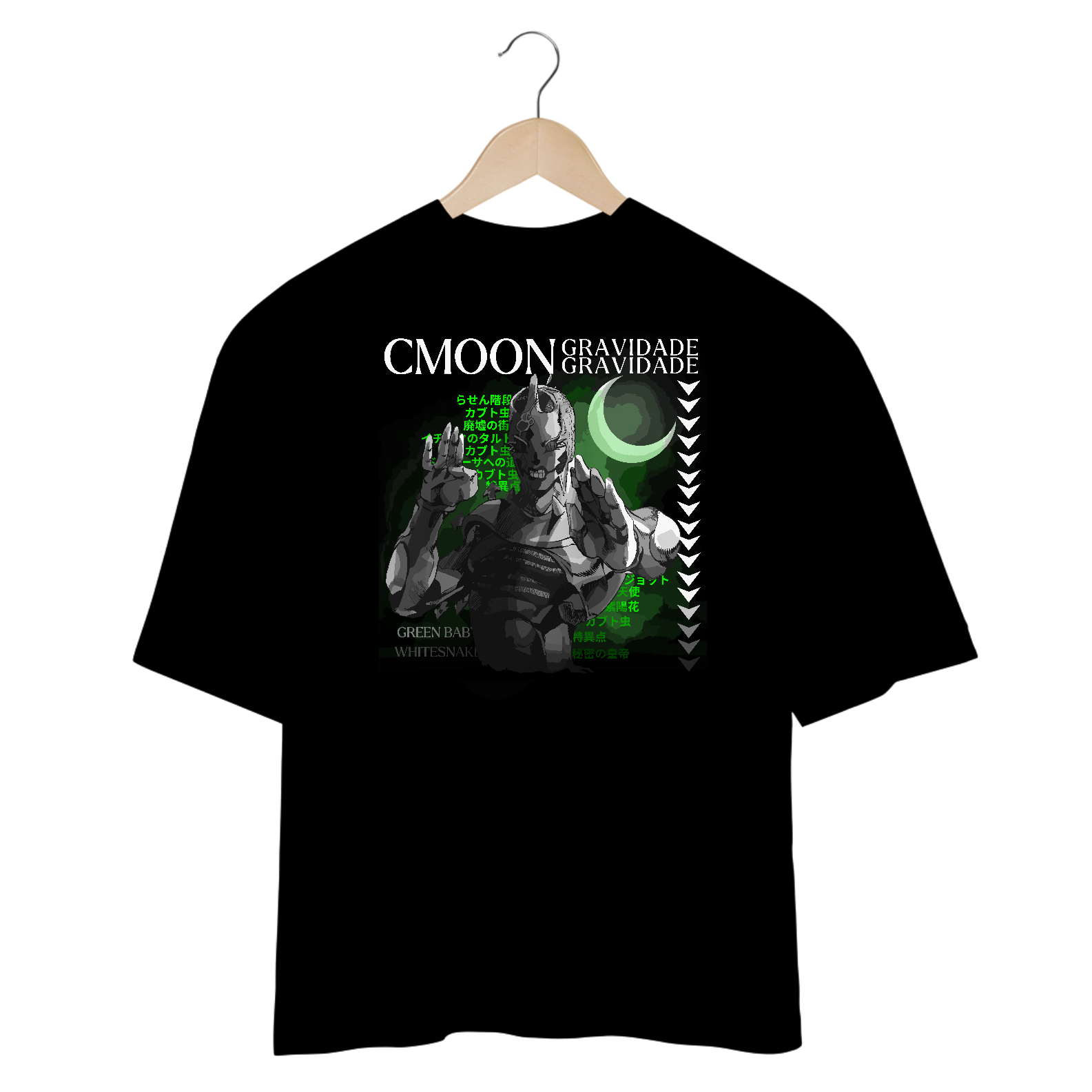 Camiseta Oversized C-moon Frente