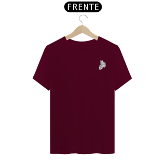 Nome do produtoCamiseta Minimalista Máscaras de Pedra Branco Frente