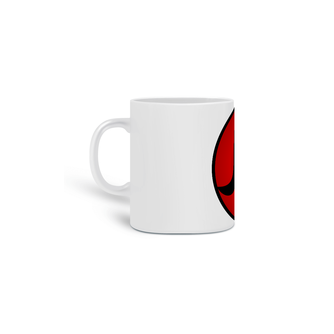 Caneca Porcelanato Personalizada Anime Mangekyou Sharingan Itachi