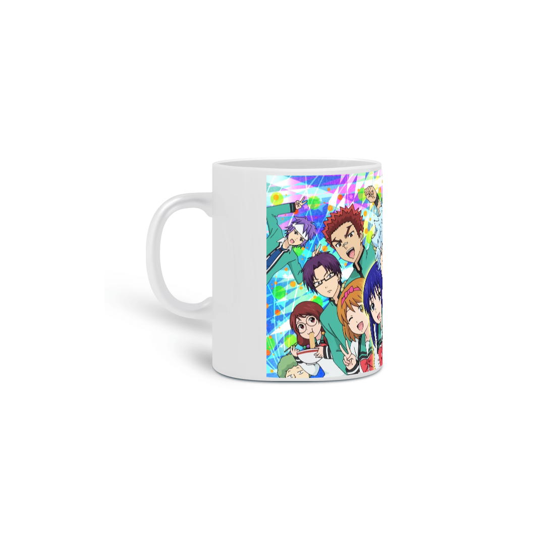 Caneca Porcelanato Personalizada Anime Saiki Kusuo