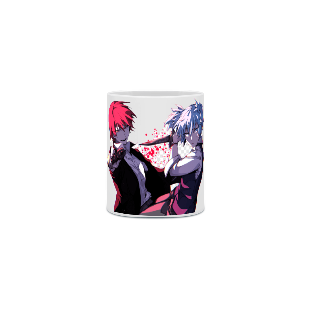 Caneca Porcelanato Personalizada Anime Assassination Classroom Nagisa x Karma